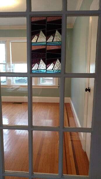 FRENCH DOOR STAINED GLASS MIDDLE BEDROOM - 40 Chestnut Ave
