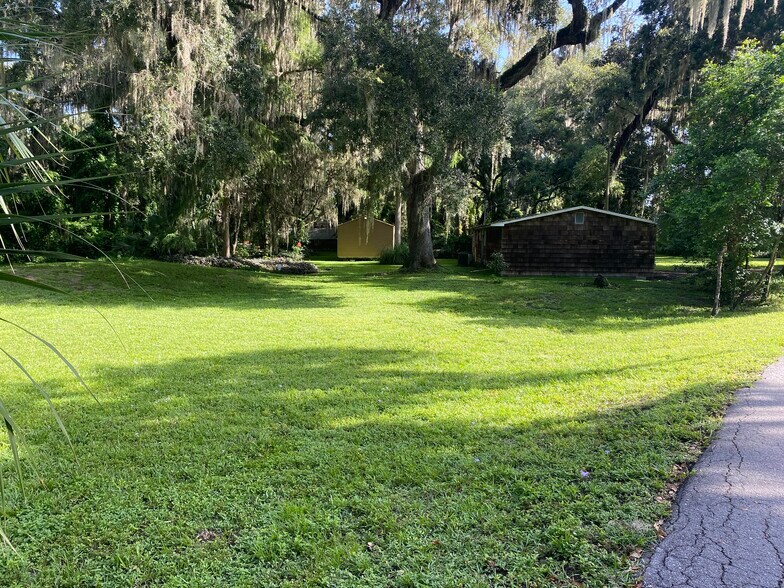 Backyard from street - 1816 Co Rd 432
