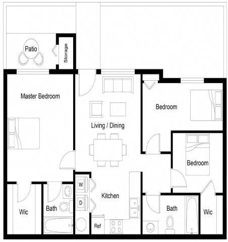 Floorplan - The Flats at Peoria