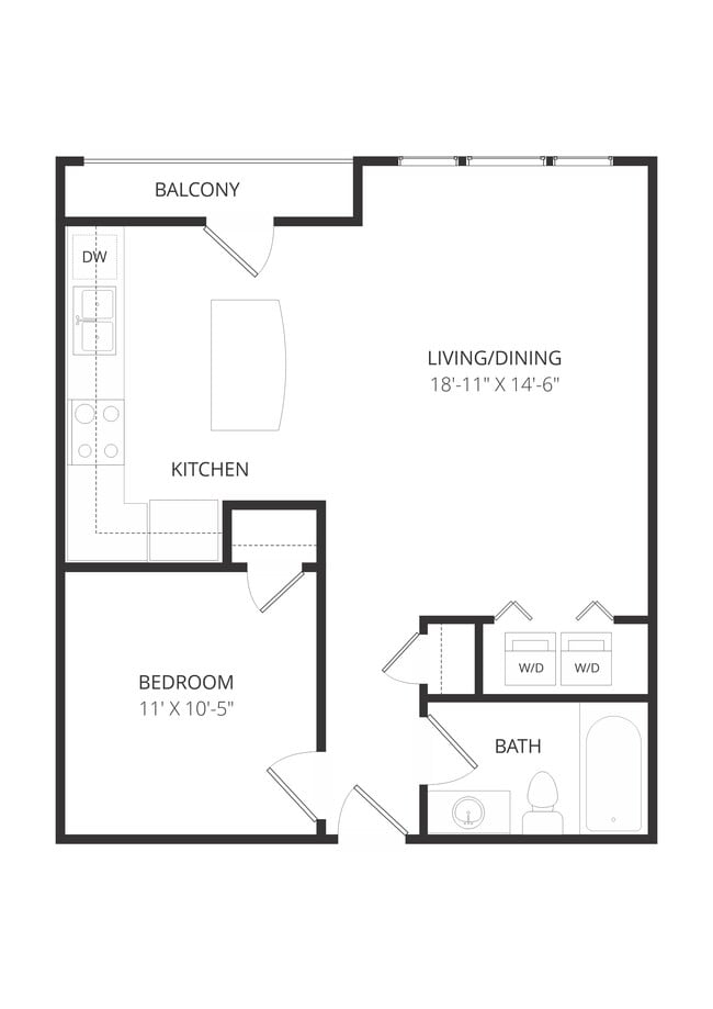Floorplan - Lofts at Watters Creek Apartments