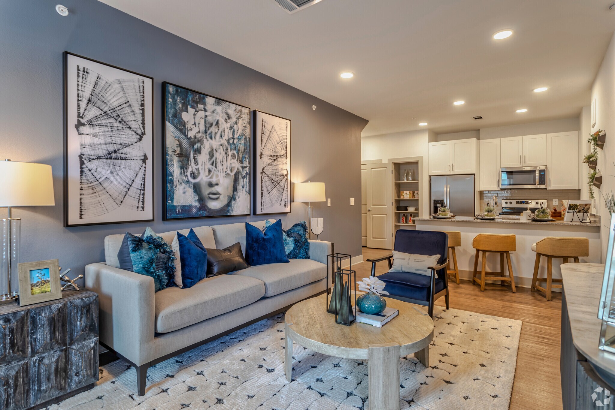 1BR,1BA - 723 SF 1A - Living Area - Century Landing