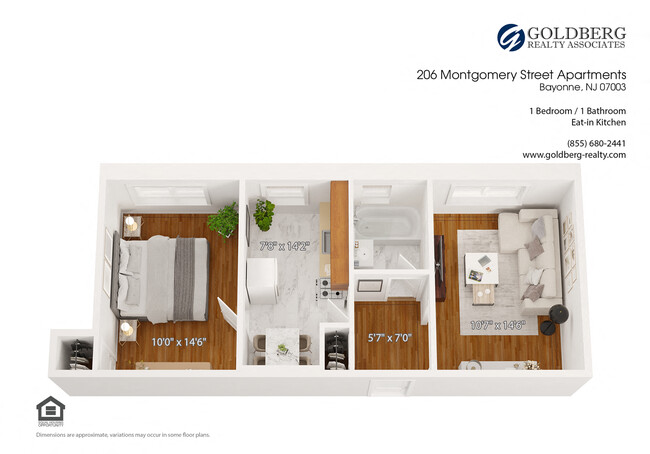 Floorplan - 206 Montgomery Street Apartments