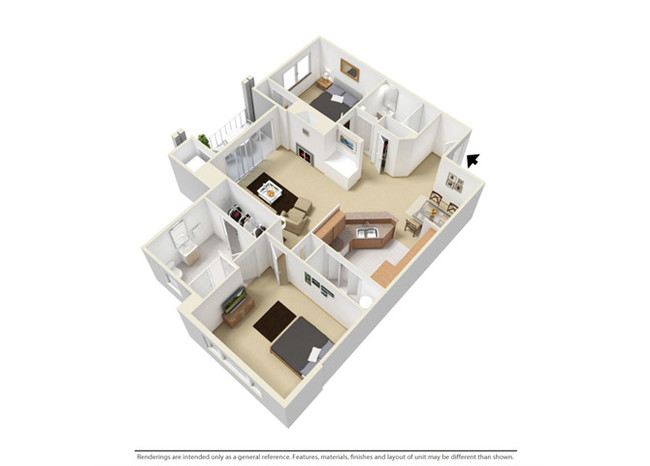 Floorplan - Creekside at Meadowbrook Apartments