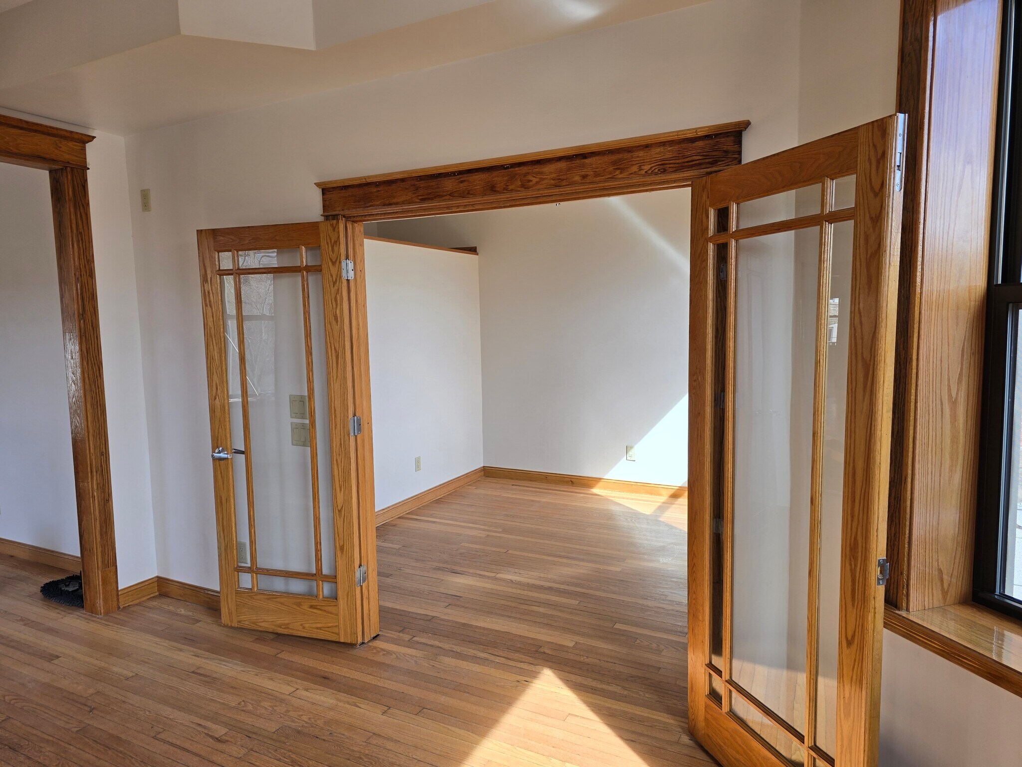 Double doors to front bedroom/office - 1204 N Kedzie Ave
