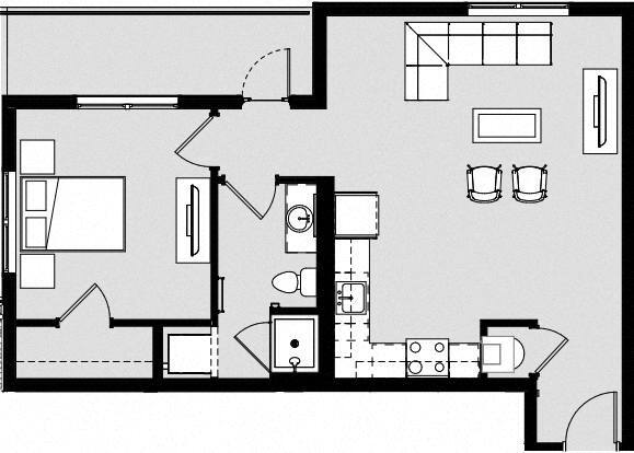 Floorplan - Harbor Side at Conwood Flats