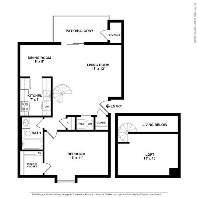 Floorplan - Woodbridge Apartments