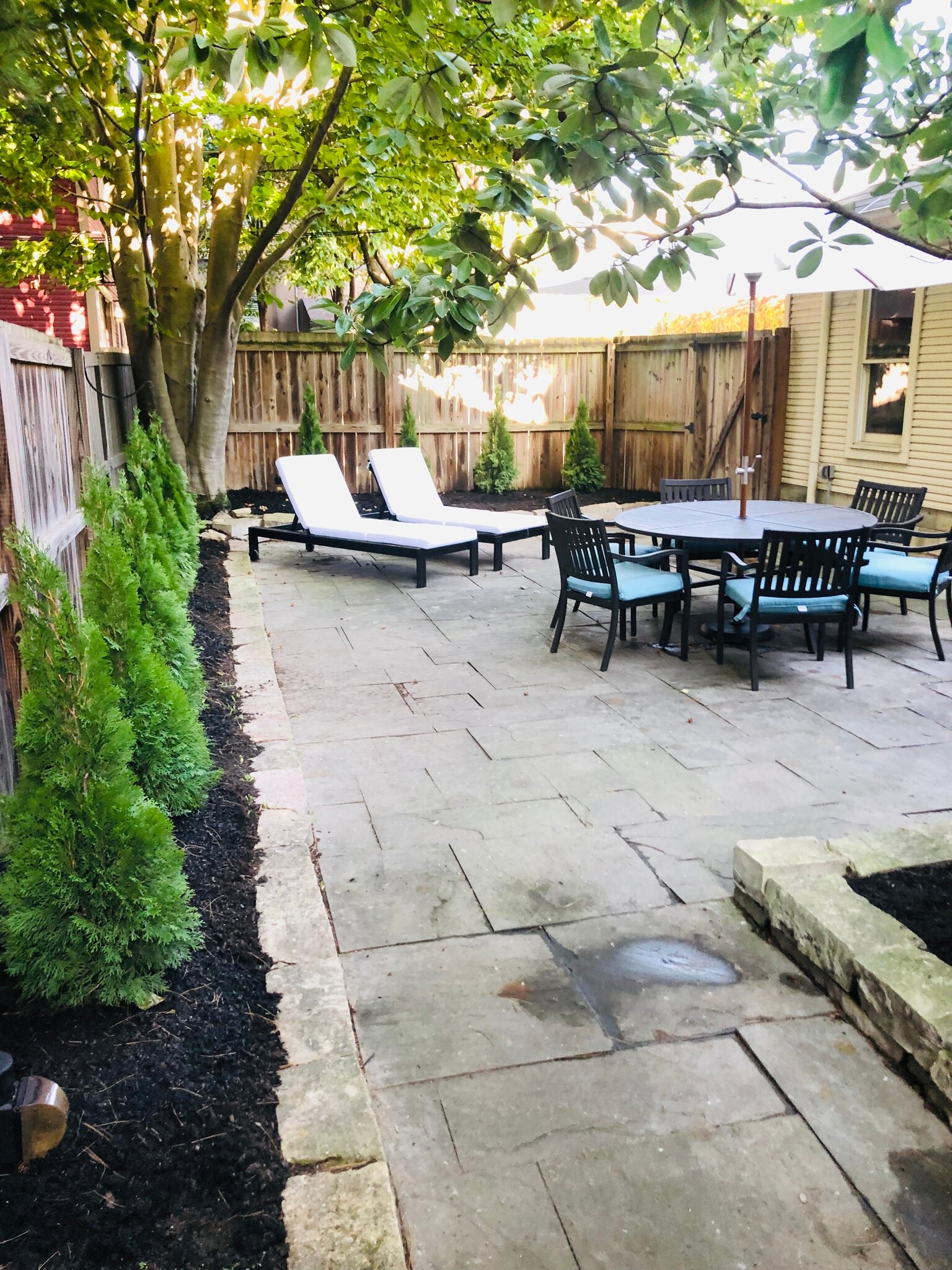 Private Landscaped Patio - 926 City Park Ave