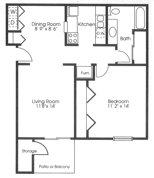 Golfview Apartments 453 Golfview Blvd Valparaiso IN 46385 Apartment