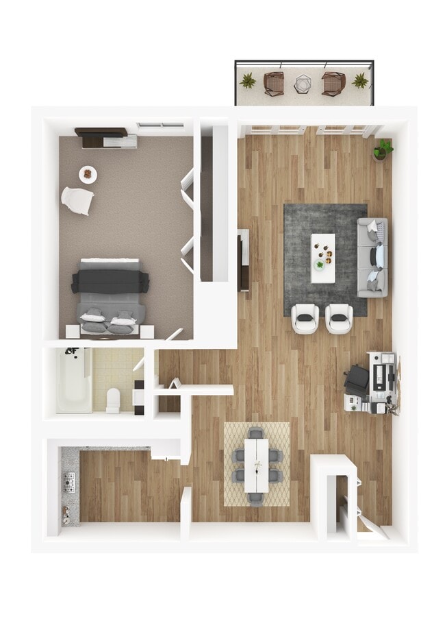 Floorplan - Congressional Towers
