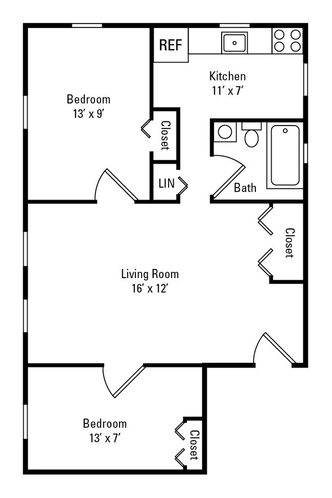 Floorplan - Parkwin and 1200 Park Avenue