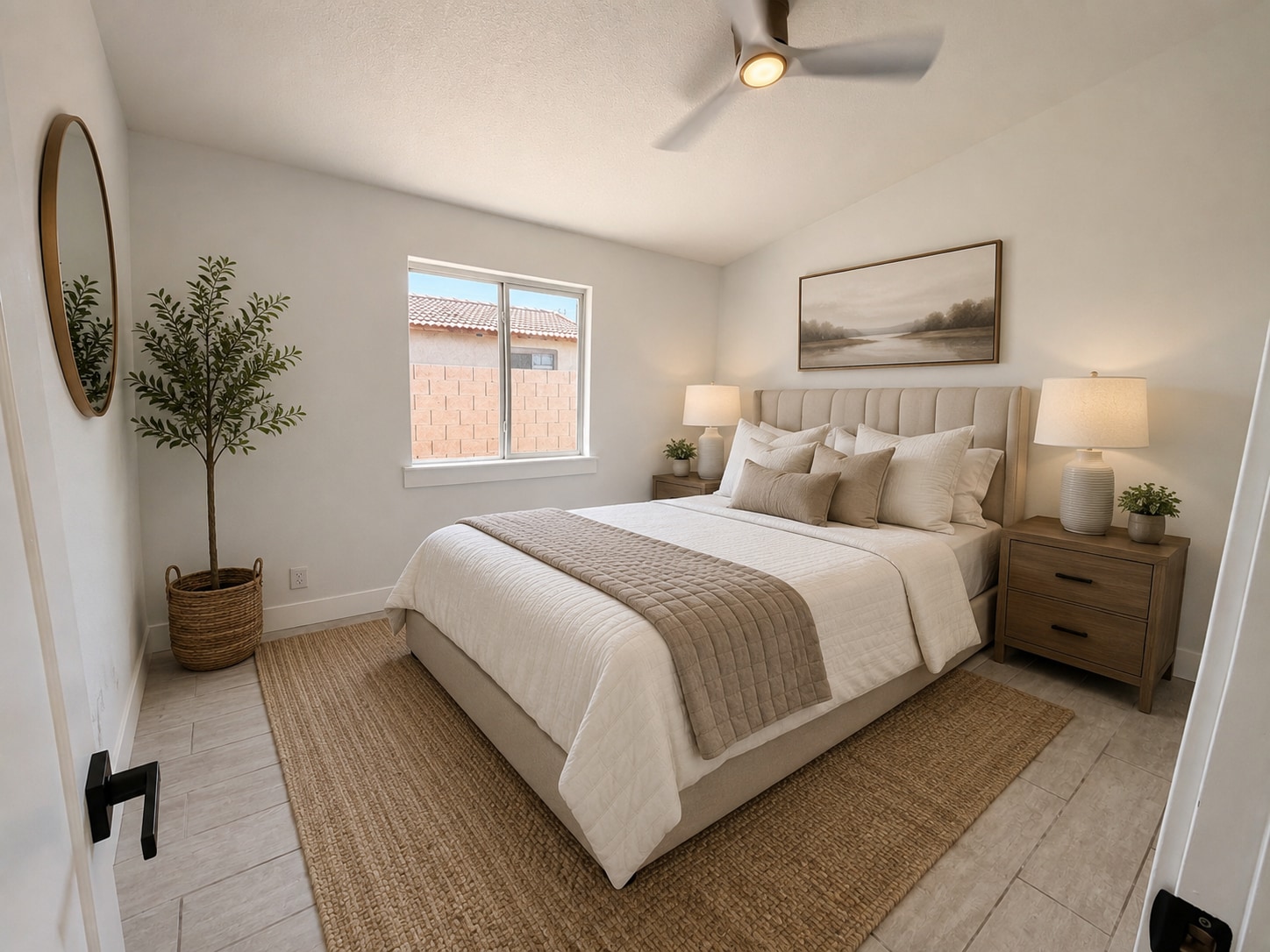 AI Staged/Furnished Bedroom 1 - 3516 W Grant St