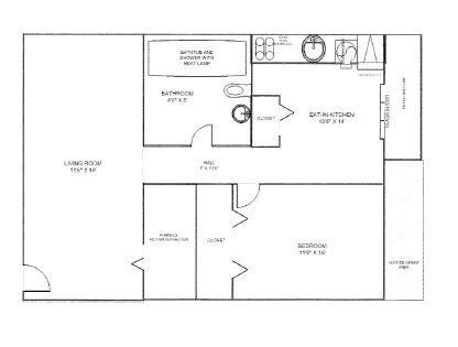 1BR/1BA - North Hills Apartments