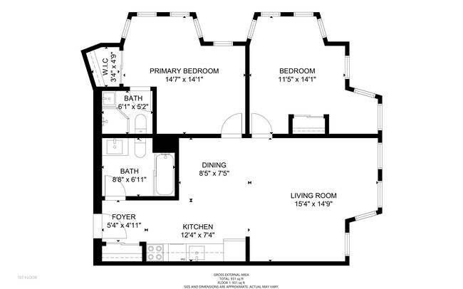 Unit 201 2-Bed 2-Bath - Telegraph Bays