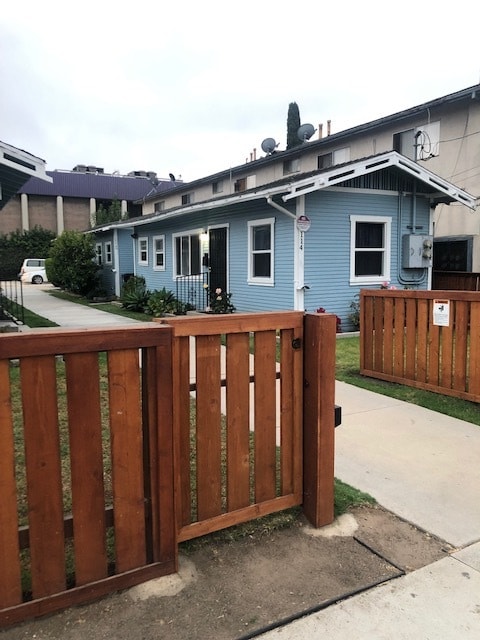 Security gate/front of property - 112 S Fir Ave