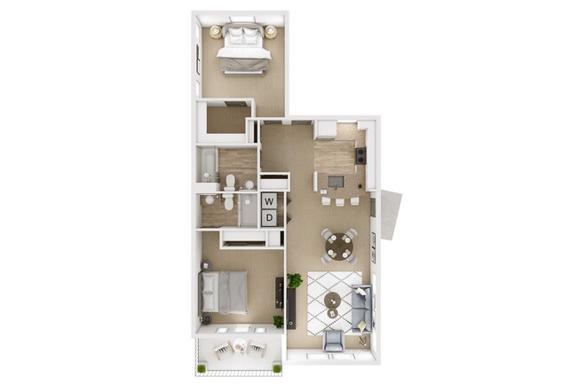 Floorplan - Kensington Apartments