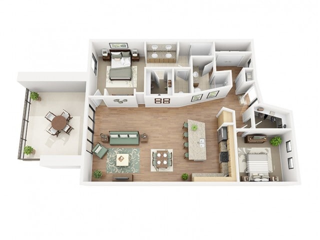 Cabernet Sauvignon Floor Plan - Ten Wine Lofts