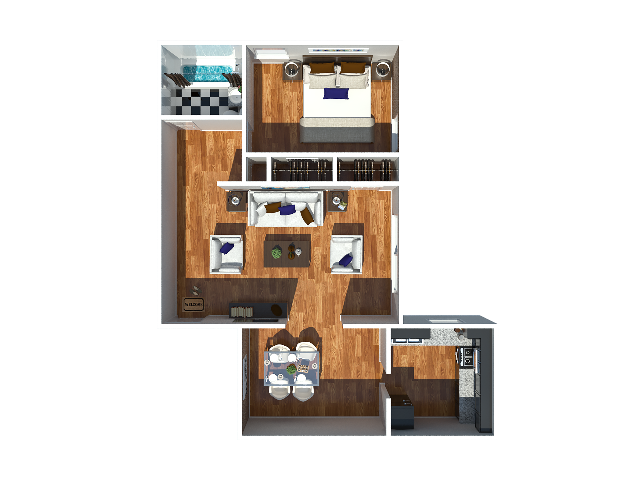 Jefferson 1 bedroom - Lindsay 414