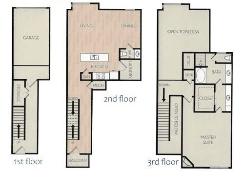 TH1B - Pavilion Townplace Apartments