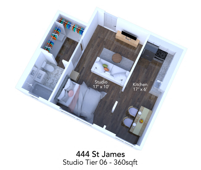 Floorplan - 444 W. St. James Pl.