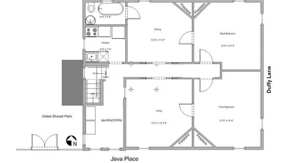 Floorplan - 1217 Java Pl