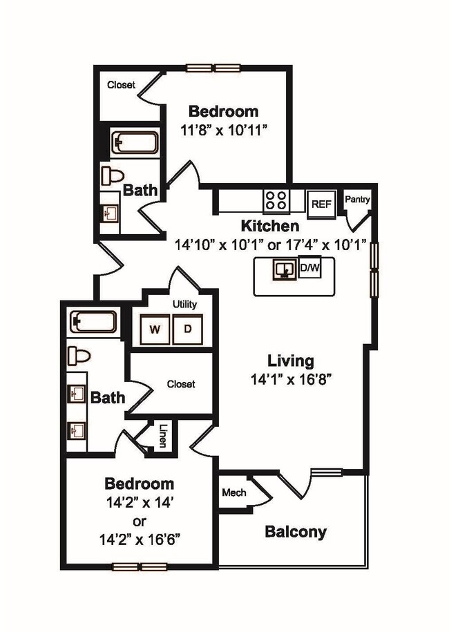 Floorplan - Yaupon by Windsor