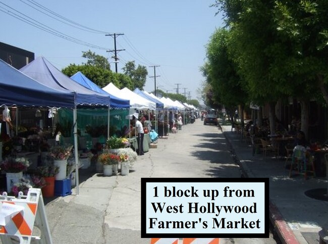 1-Block from WeHo Farmer's Market - 839 N Alfred St