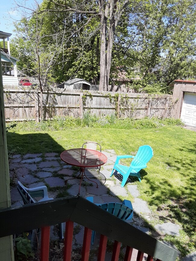 Backyard patio - 931 Westcott St