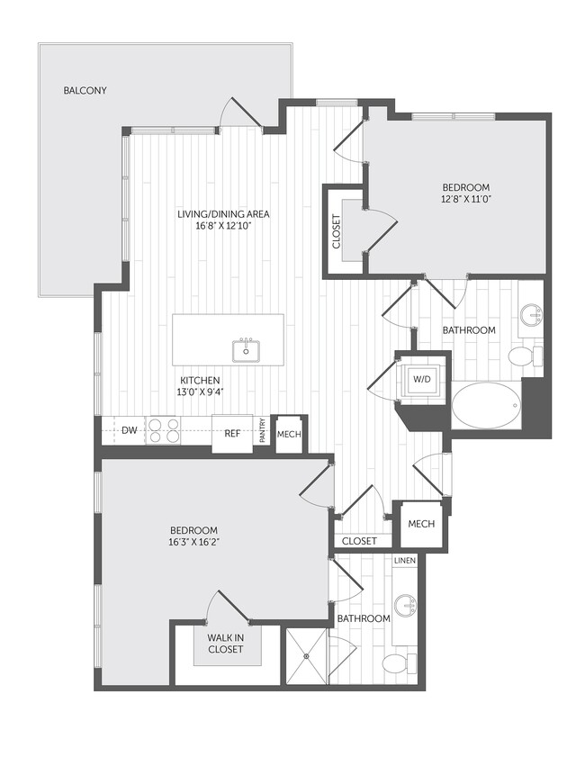Floorplan - Windsor Marina Bay Apartments
