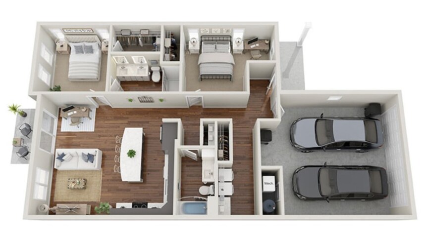 Floorplan - 3465 Waterford Pl
