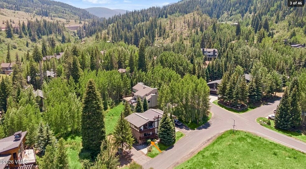 Overhead - see the green space front and back - 5064 Black Gore Dr