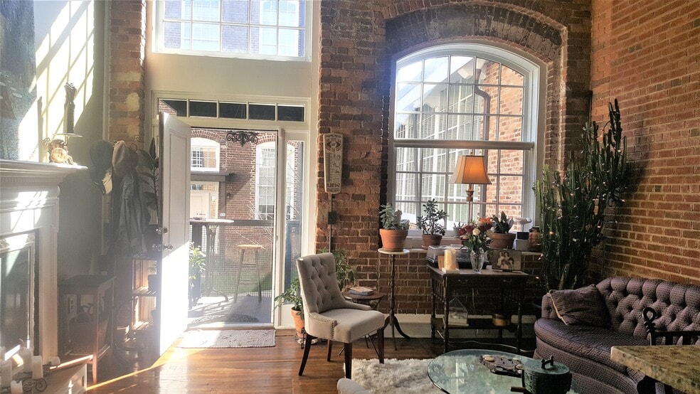 View of Courtyard Entrance from Kitchen - 1535 Caraleigh Mills Ct