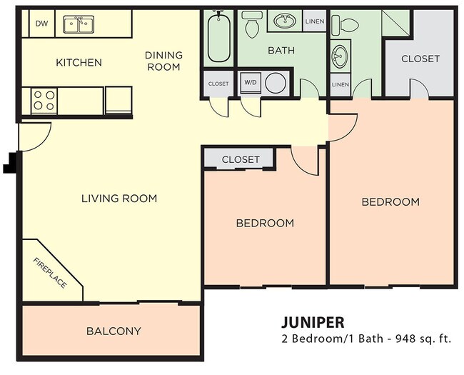 Floorplan - Oakwood Trail Apartments