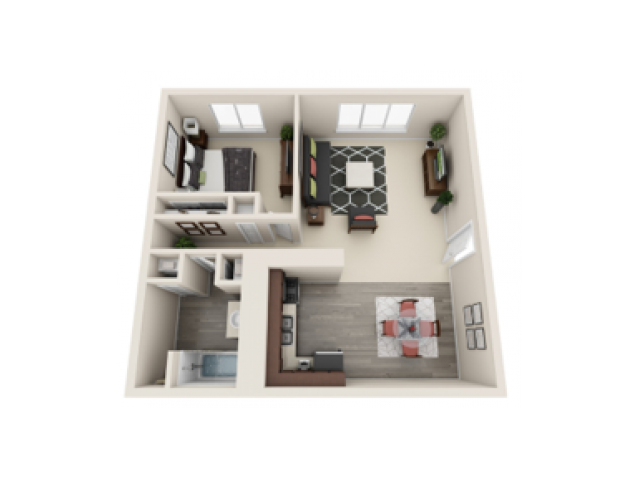 1 Bed/1 Bath - Silverstone Apartments