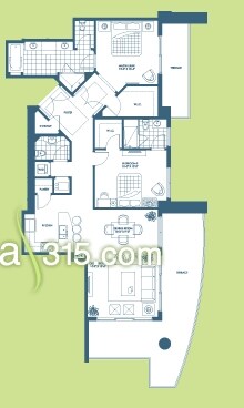 2BR/2.5BA - Strada 315