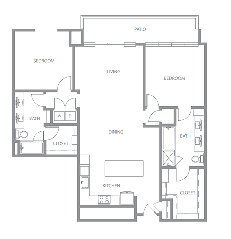 B2 Floorplan - Twelve Cowboys Way