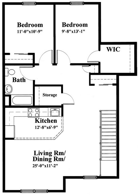 2br/1ba - Horizons at Monticello