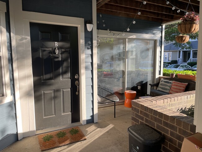 Front door and porch - 417 Olmsted Park Pl