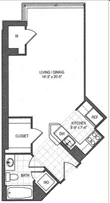 Studio - Metro Rosslyn Apartments