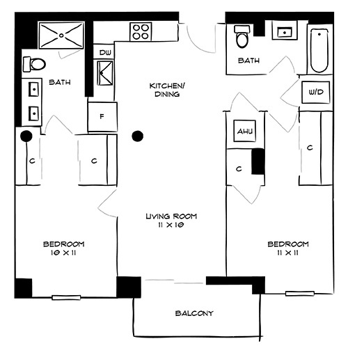 Floorplan - Flamingo Point