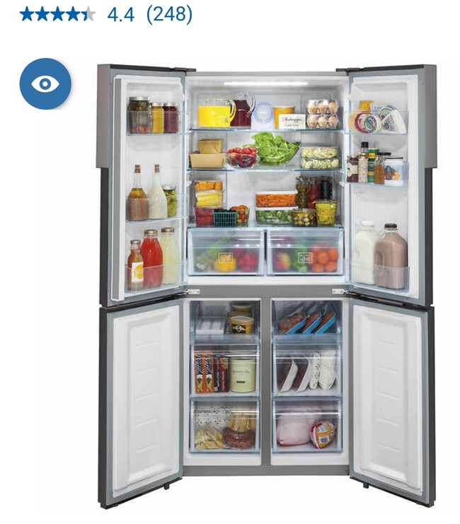 New Haier French-door fridge (drawers in both fridge and freezer compartment) - 137 E 755 S