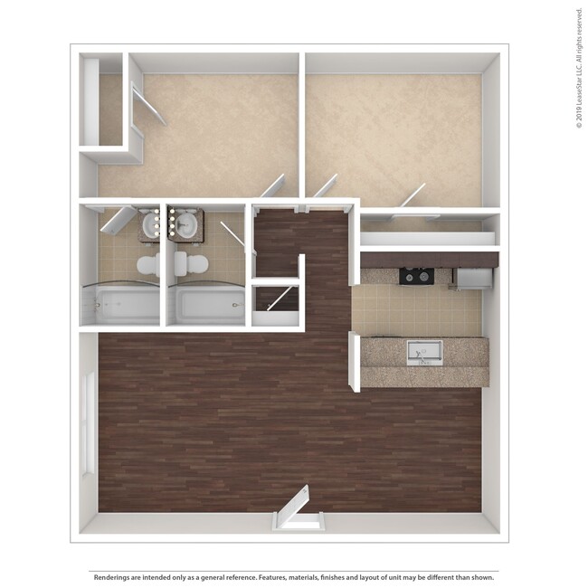 Floorplan - Loreto Apartment Homes