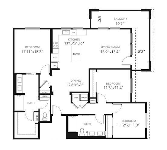 Floorplan - Blu Harbor by Windsor