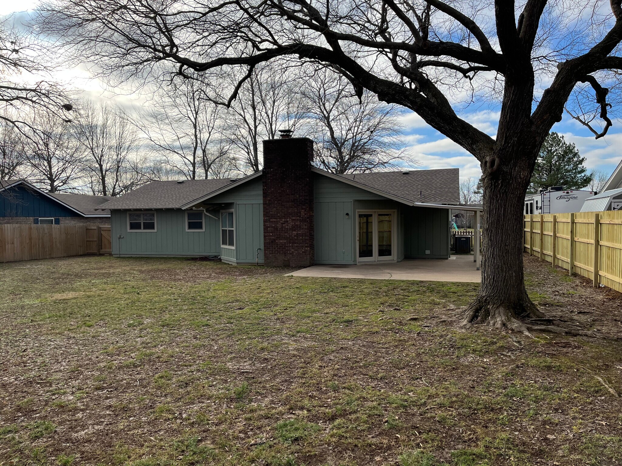 Backyard - 215 Magnolia Rd