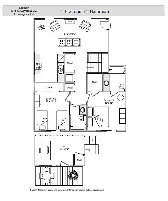 Floorplan - Carmelina Lofts