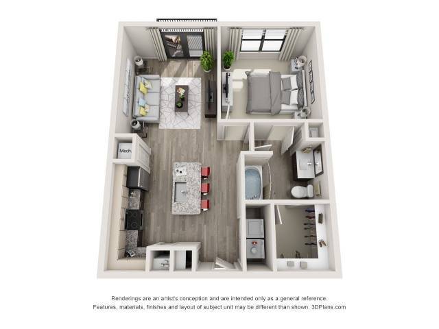 Floorplan - The Mallory Eastside