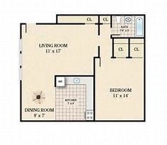 Floorplan - Chateau Nob Hill Apartments