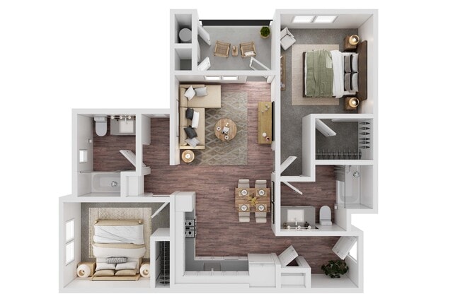 2BR, 2BA - 771-848SF - Terracina at Whitney Ranch