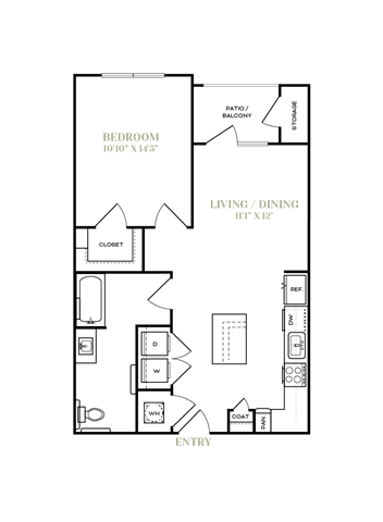 Floorplan - The Elm at River Park