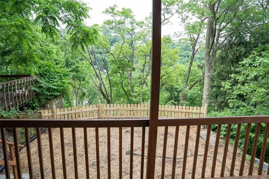 View from lower porch - 1120 Brabec St