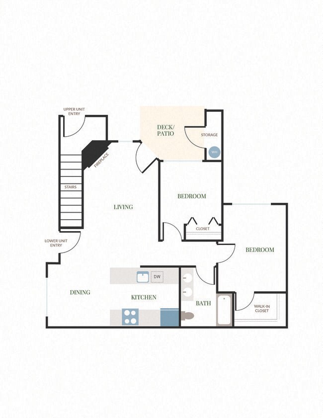 Floorplan - Borgata Apartments & Townhomes
